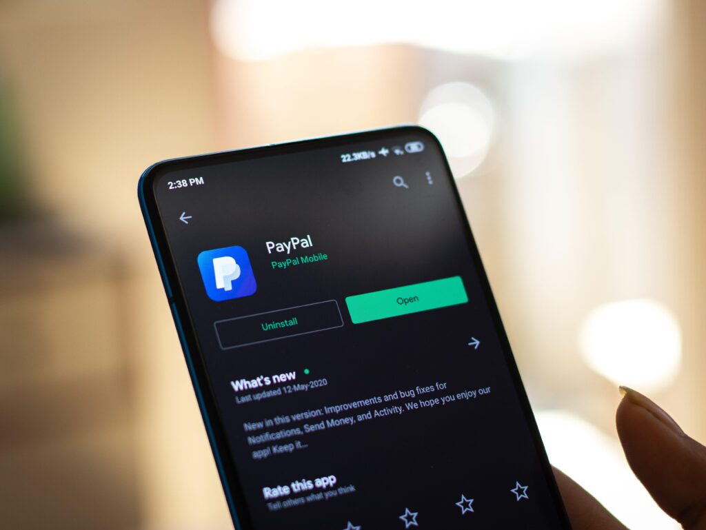 PayPal App Download Screen