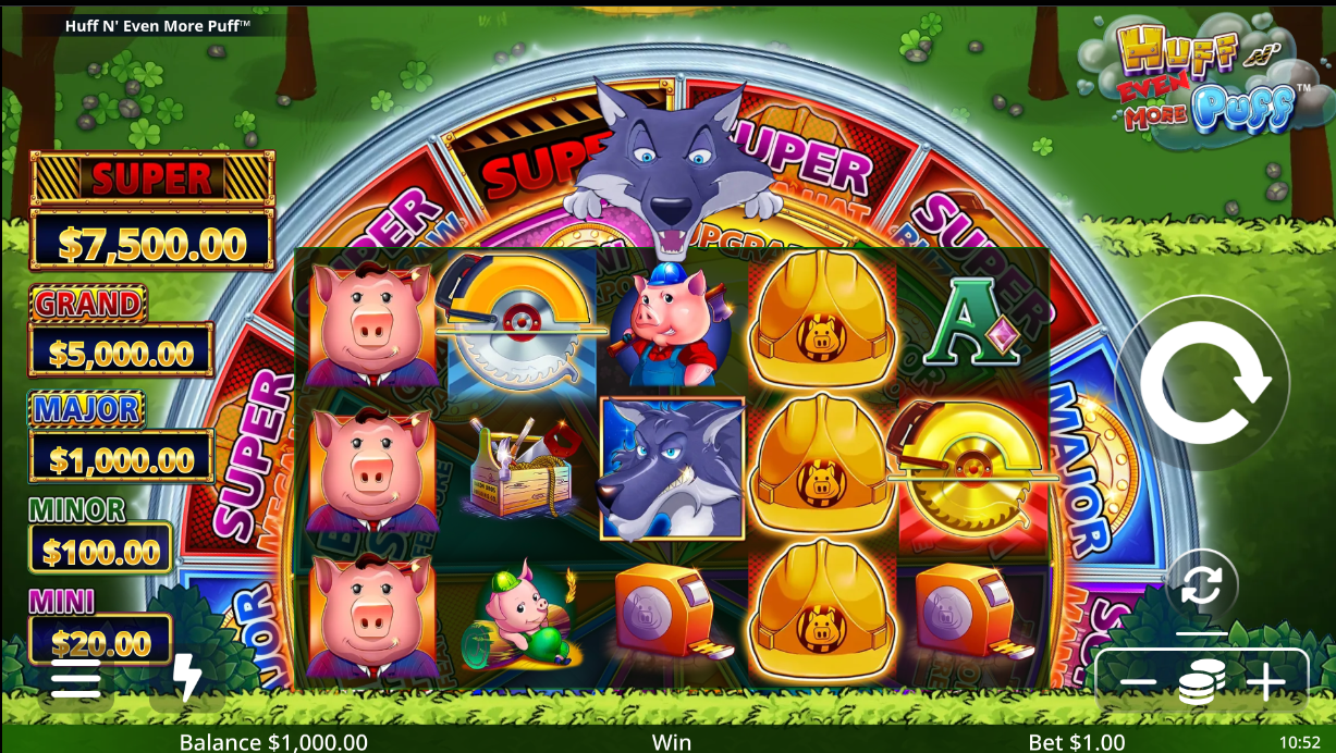 Huff N' Even More Puff Online Slots USA Rated {{