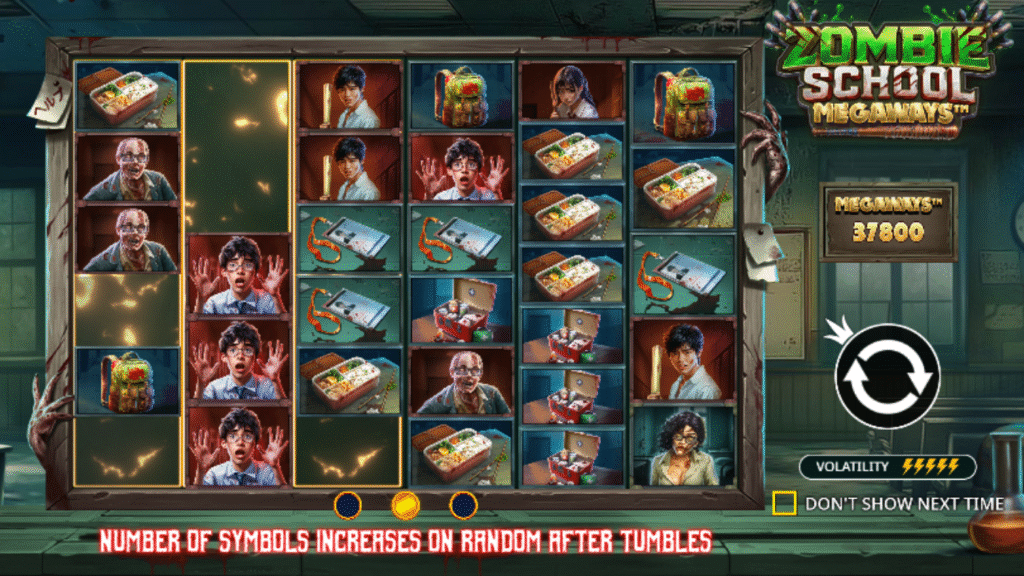 Zombie School Megaways Pragmatic Gaming New Slots Gameplay