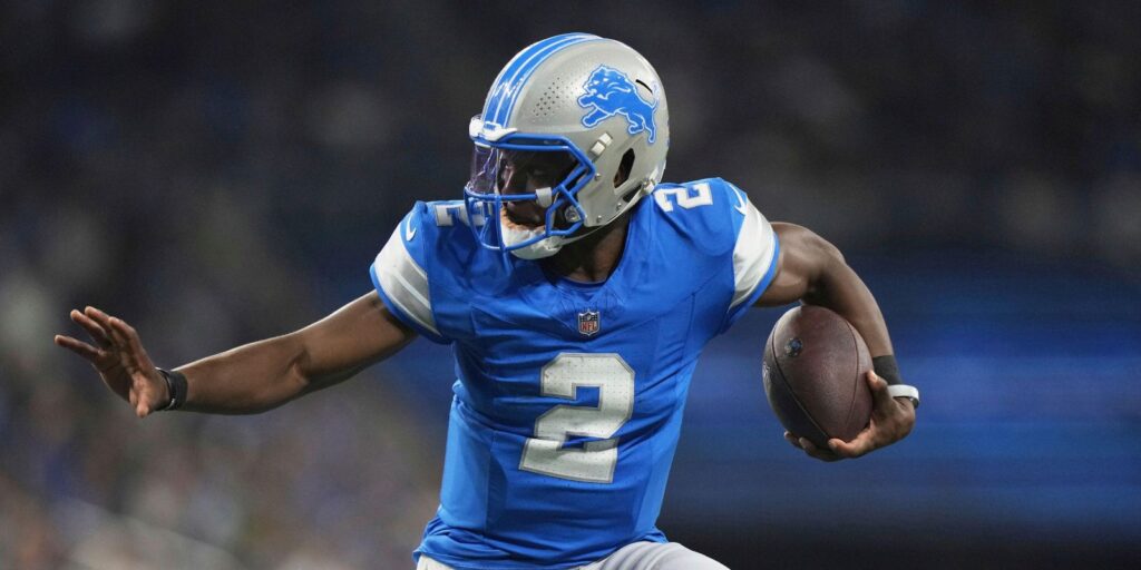 Detroit Lions quarterback Hendon Hooker (AP)