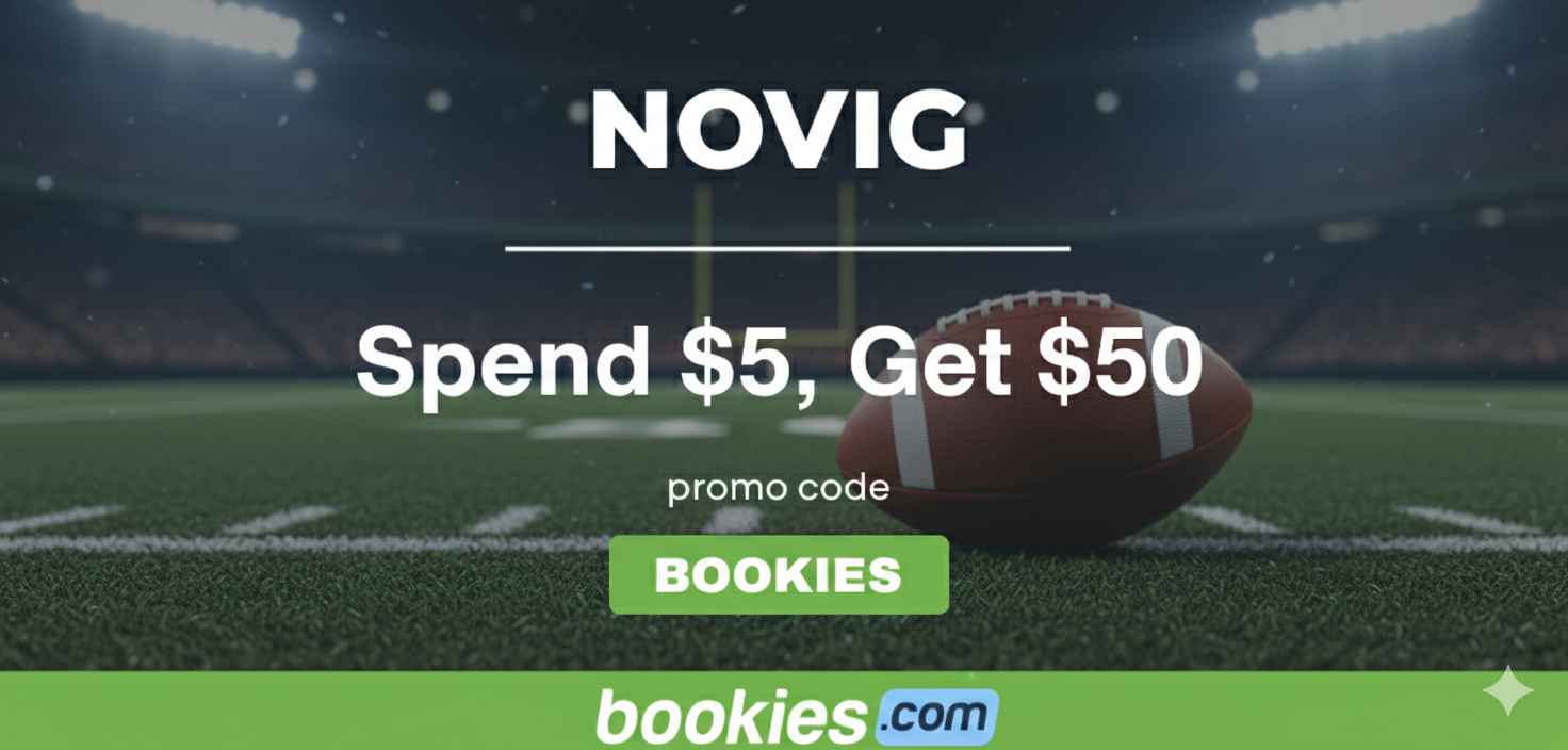 Novig Promo Code BOOKIES Spend $5 Get $50 Novig Coins for Masters 2026 Predictions