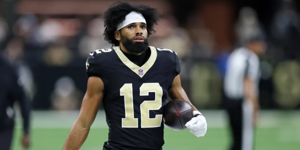 New Orleans Saints receiver Chris Olave