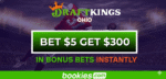 DraftKings Ohio Bet 5 Get 300
