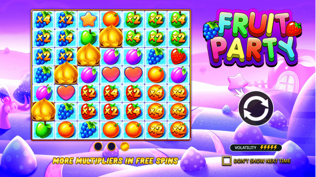 Pragmatic Play's Fruit Party slot Screenshot