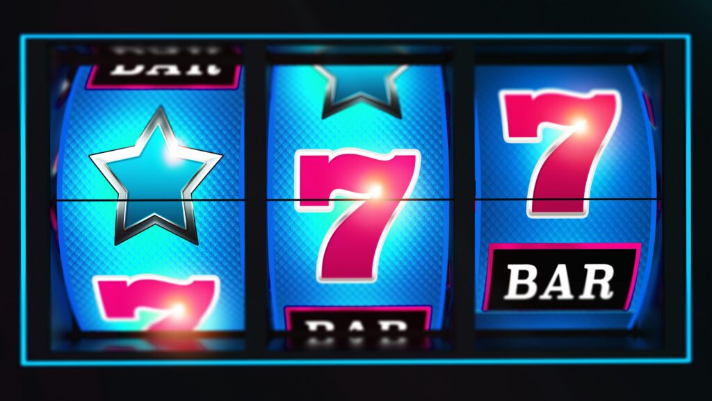 Casino Jackpot Reel featuring triple 7s