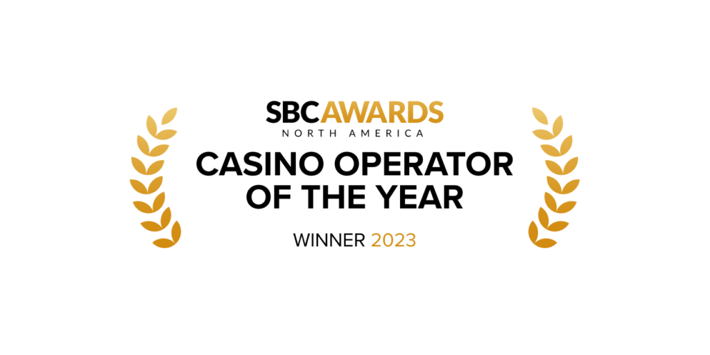 Casino Operator of the Year by SBC North America Award Badge