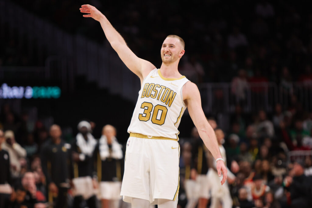 Boston Celtics forward Sam Hauser (30)