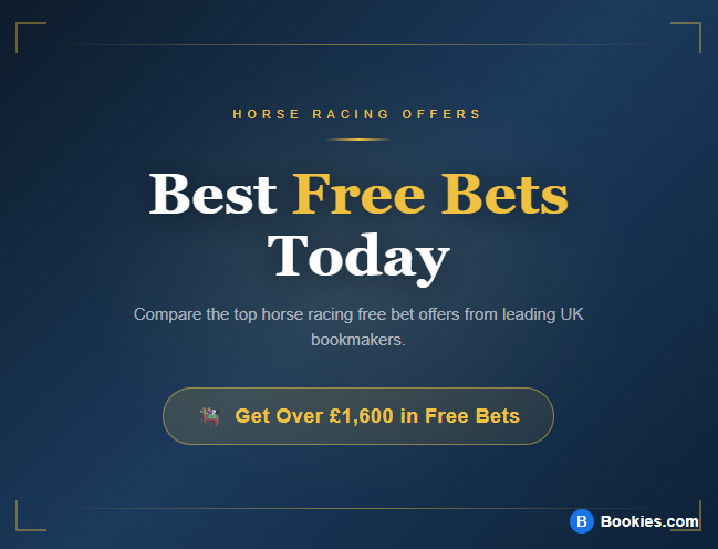 Best Horse Racing Free Bets March 2026: Get Over £1,600 Free Bets Horse Racing Today