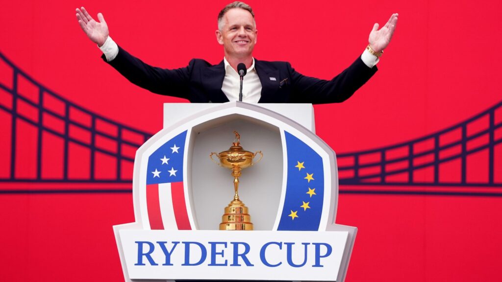 European Ryder Cup Captain Luke Donald