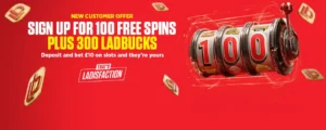 Ladbrokes Online Casino Bonus May 2026: Get 100 Free Spins!